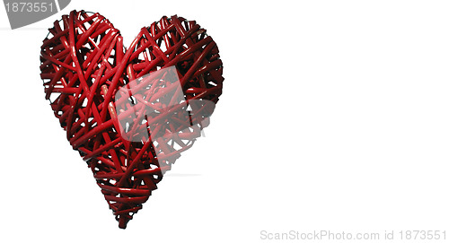 Image of Hand made red heart