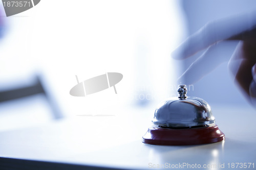 Image of Close up photo of a bell 