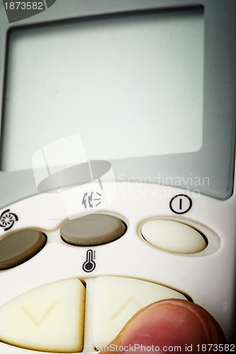 Image of Remote buttons.