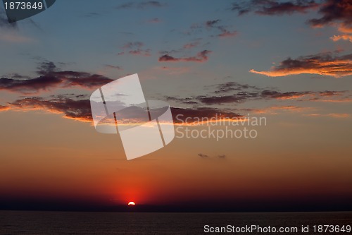 Image of Sea sunset