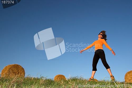 Image of Woman jumping