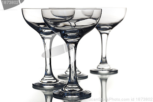 Image of Empty glasses