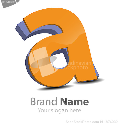 Image of Abstract 3D logo/logotype