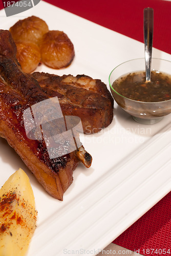 Image of Grilled pork ribs