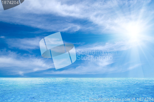 Image of Thailand sea and perfect sky