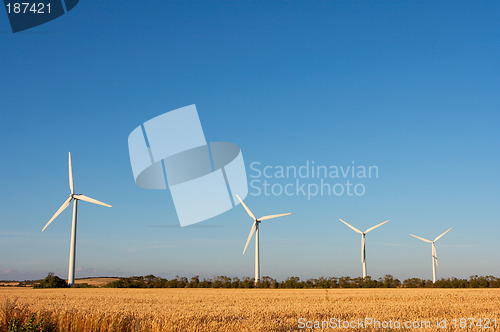 Image of Four windmills