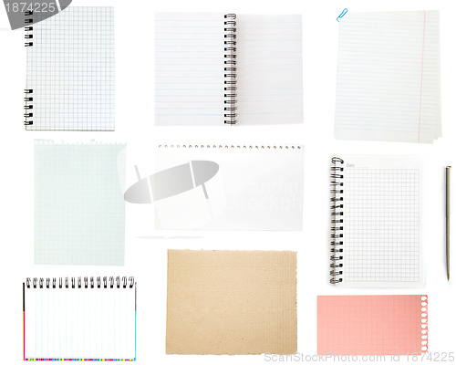 Image of collection of old note paper