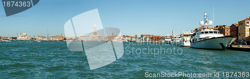 Image of Panorama of Venice  Italy 