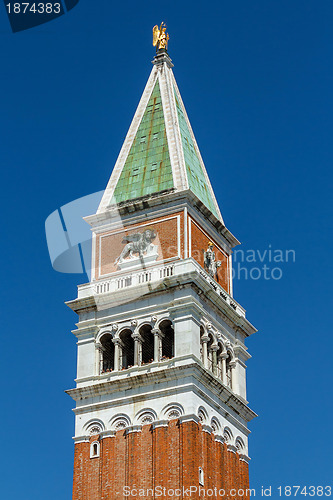 Image of St Marks campanile in Venice