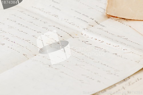 Image of very old handwritten contract