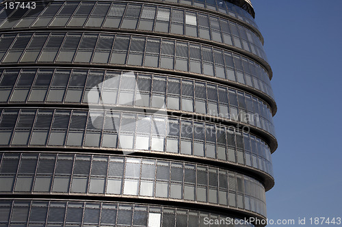 Image of detail of the city hall building