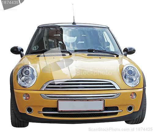 Image of Mini Yellow Car