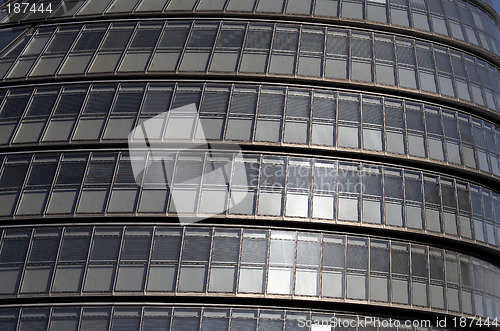 Image of detail of the city hall building