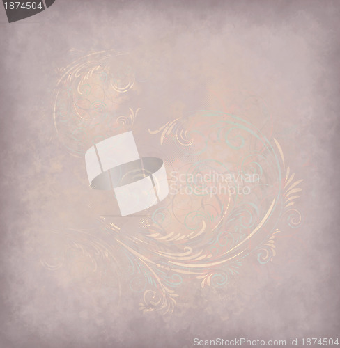 Image of Floral Grunge Background