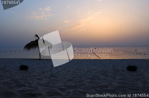 Image of Gorgeous sunrise over sea