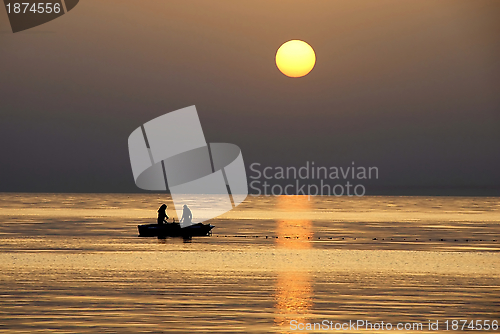 Image of Fishing at sunrise