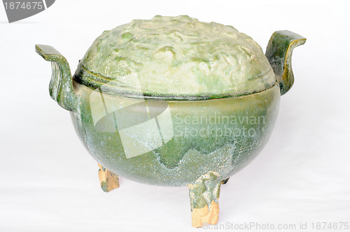 Image of Chinese ancient pottery pot