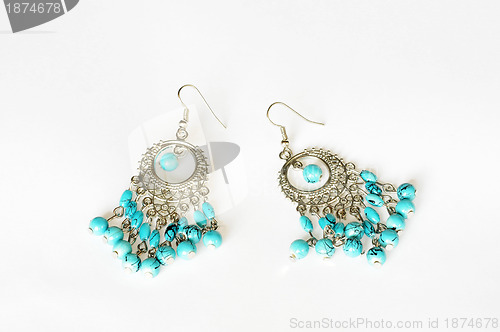 Image of Tibetan style earrings