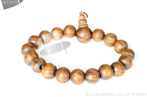 Image of Wooden buddhist beads