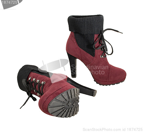 Image of High heeled women's boots
