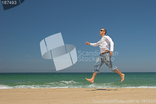 Image of Man on the beach