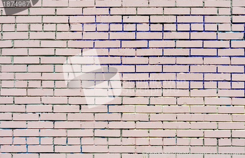 Image of Clean Pink Brick Wall