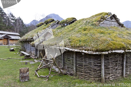 Image of rebuild historic house in norway