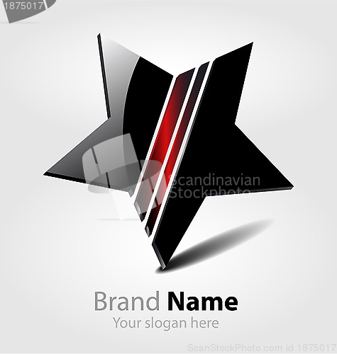 Image of Brand black star logo