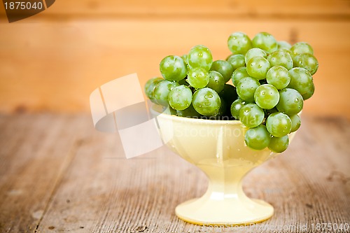 Image of fresh green grapes
