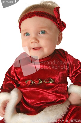 Image of Christmas baby portrait