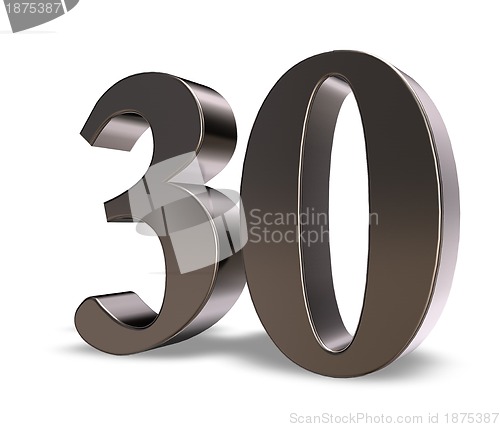 Image of number thirty