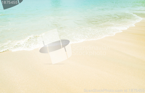 Image of Sand beach water background