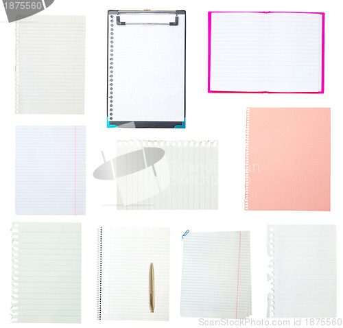 Image of A page ripped off from the notebook.