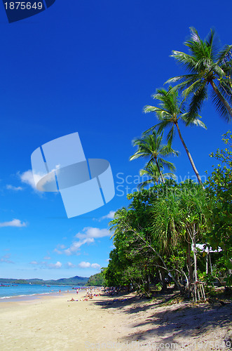 Image of beach and tropical sea