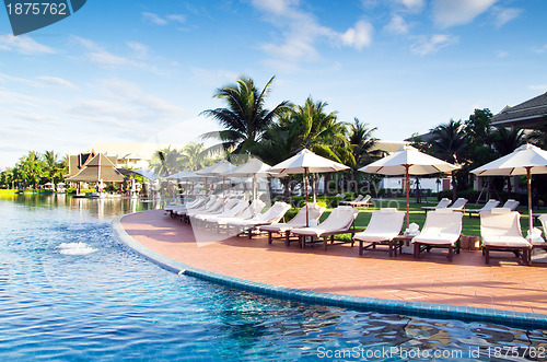 Image of Tropical swimming pool 