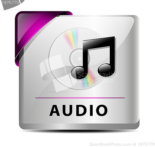 Image of Audio download button/icon