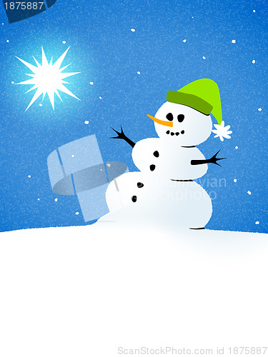 Image of snowman card