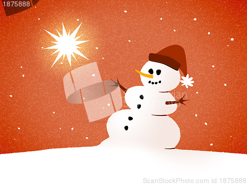 Image of snowman card