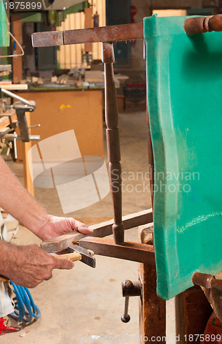 Image of Repairing a chair