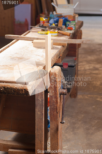 Image of Carpenter work bench