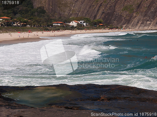Image of Itacoatiara beach in Niteroi, Brazil