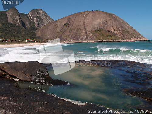 Image of Itacoatiara beach in Niteroi, Brazil