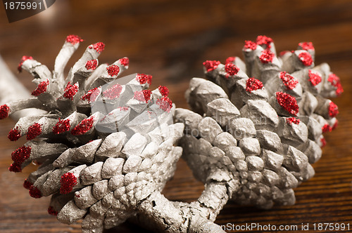 Image of Christmas pine cone