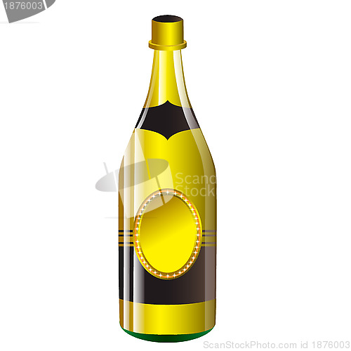 Image of bottle of champagne