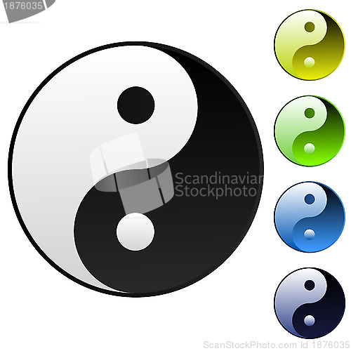 Image of Background yin-yang symbol