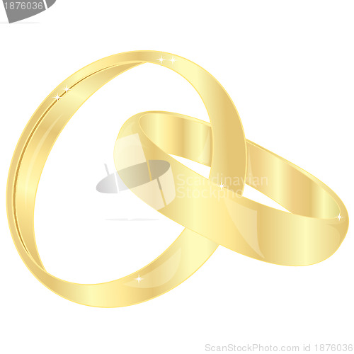 Image of Gold wedding rings