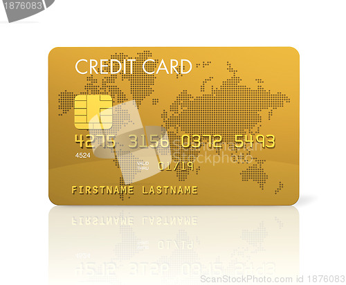 Image of Gold credit card