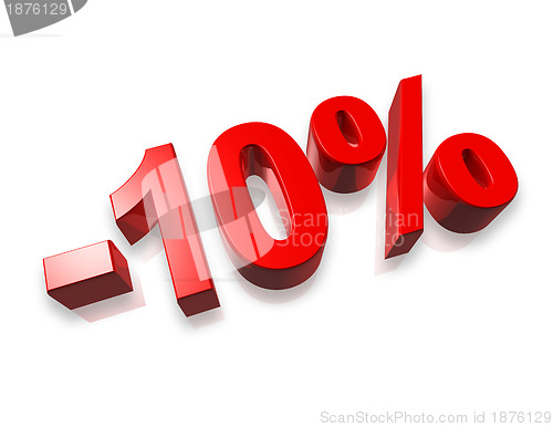 Image of 10% ten percent