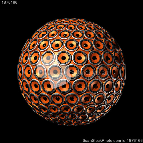 Image of speakers sphere