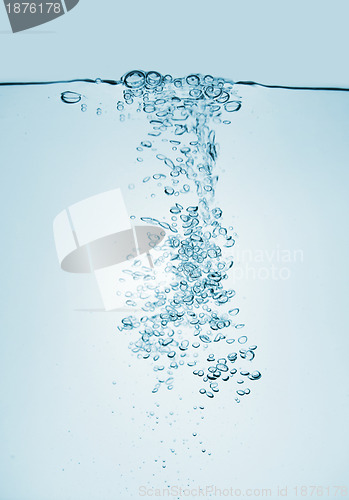 Image of water with bubbles